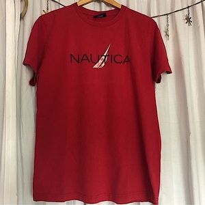 Red Nautica shirt